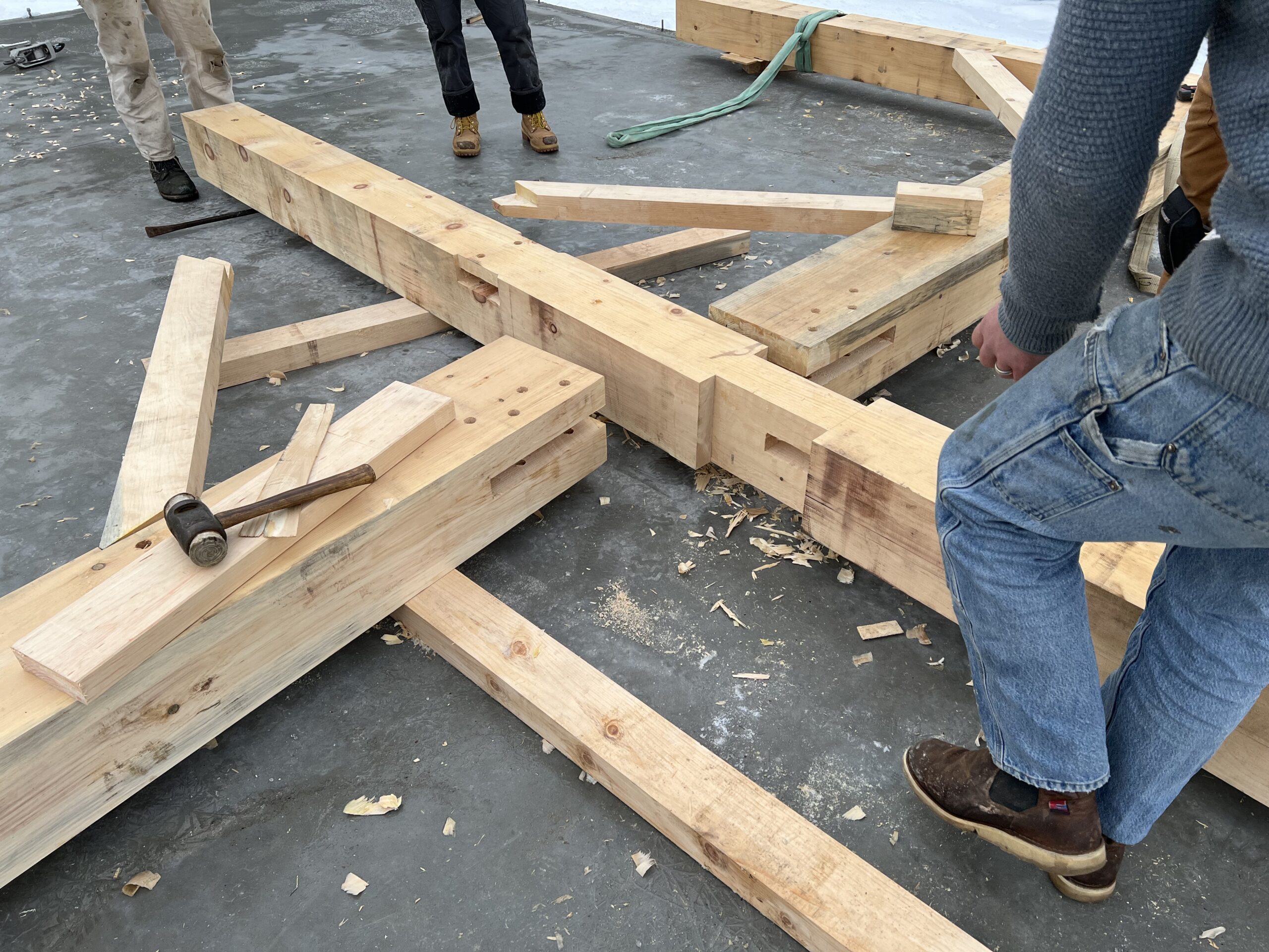 New Frame on the Block | Preservation Timber Framing